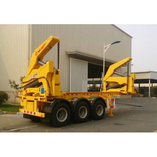 Semi Trailer With Crane